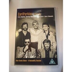 Carl Perkins & Friends: Blue Suede Shoes A Rockabilly Session (DVD, 1985) Insert